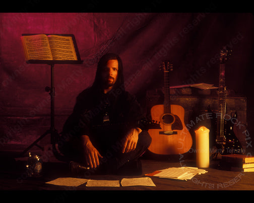 Photo of John Christ of Danzig during a photo shoot in 1994 by Marty Temme