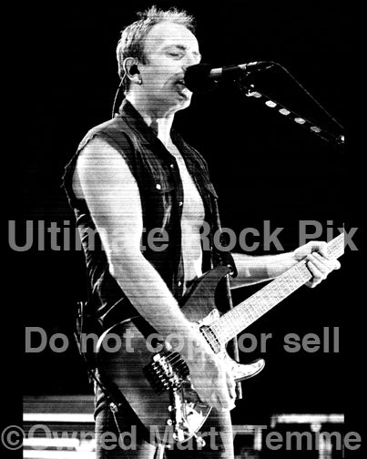 Art Print of Phil Collen of Def Leppard in concert by Marty Temme