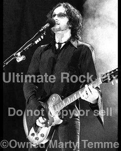 Art Print of Vivian Campbell of Def Leppard in concert by Marty Temme