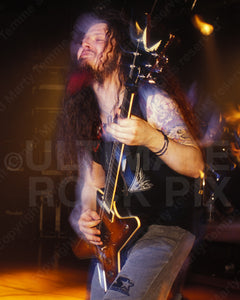 Photo of Diamond Darrell Abbott of Pantera in concert in 1994 - diamond14
