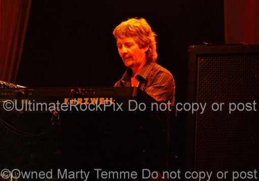 Photo of keyboardist Don Airey of Deep Purple and Rainbow in concert by Marty Temme