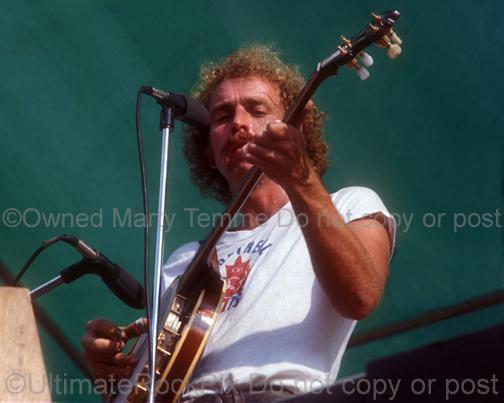 Photos of Bernie Leadon of The Eagles in Concert in 1974 by Marty Temme