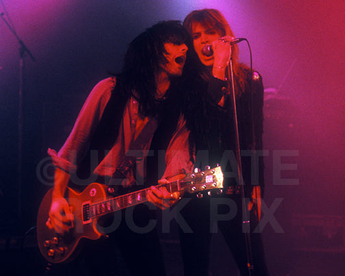 Photo of Ryan Roxie and Shane of Electric Angels in 1988 by Marty Temme
