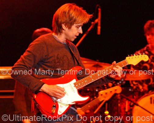 Photo of Eric Johnson in concert in 2008 by Marty Temme