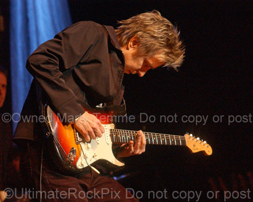 Photo of guitarist Eric Johnson in concert in 2010 by Marty Temme