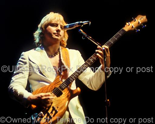 Photos of Greg Lake of Emerson, Lake and Palmer and King Crimson in Concert in 1978 by Marty Temme