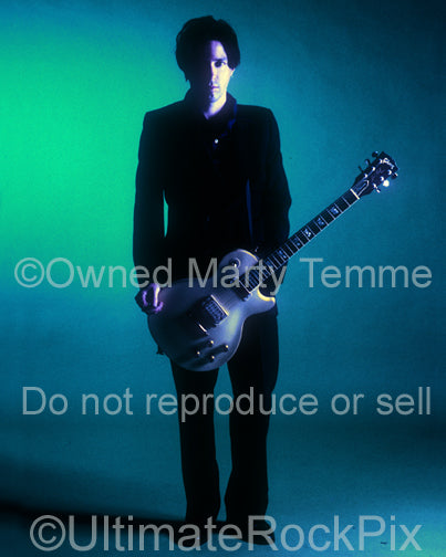 Art Print of guitarist Troy Van Leeuwen during a photo shoot in 1996 by Marty Temme