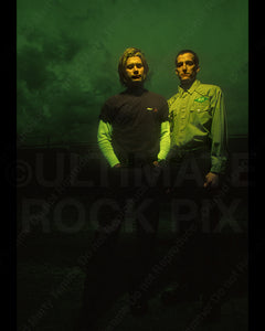 Photo of Brian Liesegang and Richard Patrick of Filter during a photo shoot in 1995 by Marty Temme