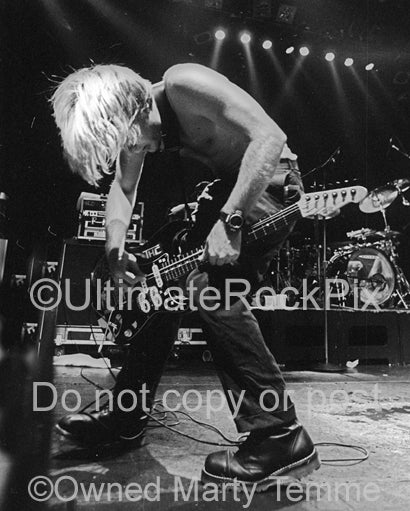Photo of Brian Liesegang of Filter in concert in 1996 by Marty Temme