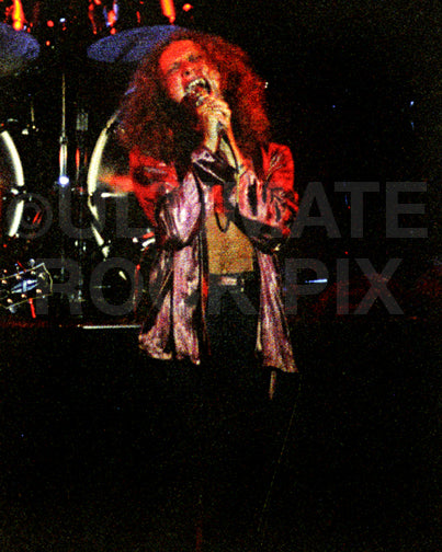  Photo of Lou Gramm of Foreigner in concert in 1977 by Marty Temme