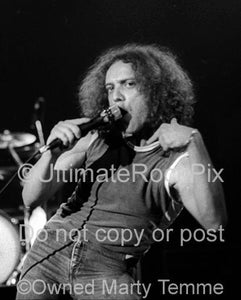 Photos of Singer Lou Gramm of Foreigner Performing in Concert in 1979 by Marty Temme