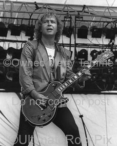 Photos of Mick Jones of Foreigner in Concert in 1980 by Marty Temme