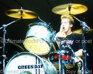 Photo of Tre Cool of Green Day in concert by Marty Temme