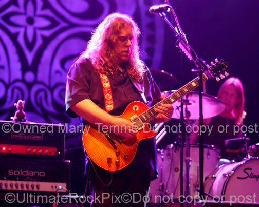 Photos of Guitarist  Warren Haynes of Gov't Mule in Concert by Marty Temme