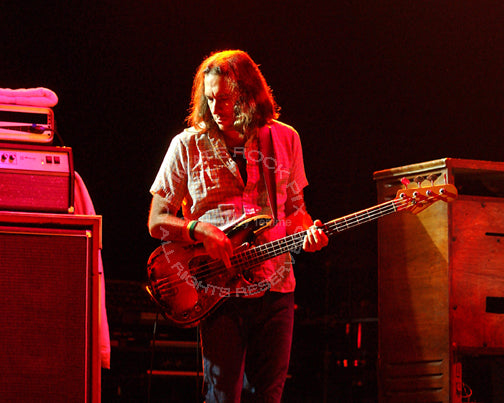 Photo of bass player Andy Hess of The Black Crowes and Gov't Mule in concert by Marty Temme