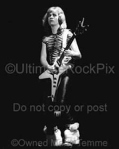 Photos of Guitarist Howard Leese of Heart in Concert in 1978 by Marty Temme