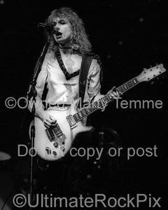 Photos of Nancy Wilson of Heart in Concert in 1978 by Marty Temme