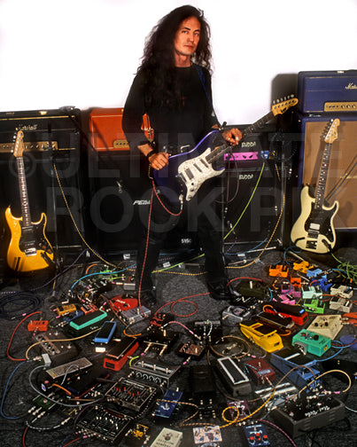 Photo of guitar player Jake E. Lee during a photo shoot in 1995 by Marty Temme