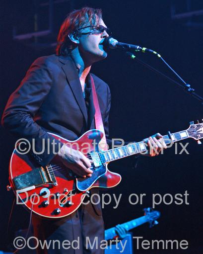 Photos of Joe Bonamassa Playing a Red Gibson 355 in Concert by Marty Temme