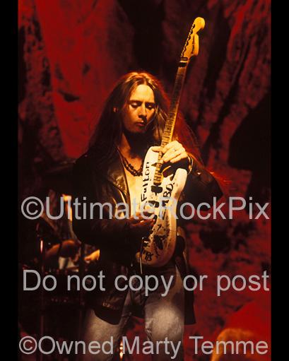 Limited Edition Prints of Jerry Cantrell of Alice in Chains numbered and signed by Marty Temme