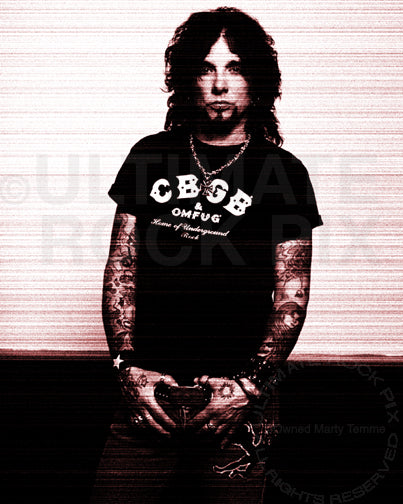 Art Print of John Corabi of Motley Crue and The Dead Daisies during a photo shoot in 2004 by Marty Temme