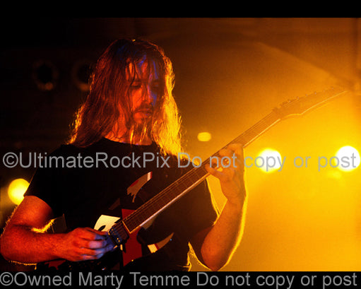 Photo of guitarist John Petrucci of Dream Theater in 1994 by Marty Temme