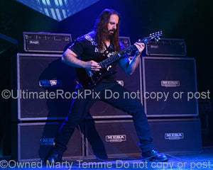 Photo of John Petrucci of Dream Theater in concert in 2012 by Marty Temme