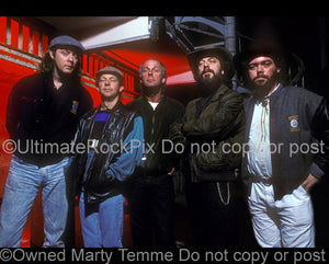 Photo of Ian Anderson and Jethro Tull on Alcatraz Island in 1989 by Marty Temme