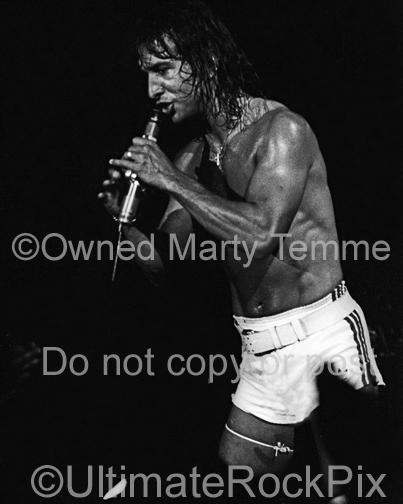 Photos of Singer Steve Walsh of Kansas in Concert in 1979 by Marty Temme