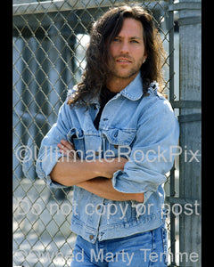 Photo of Kip Winger of Winger during a photo shoot in 1993 by Marty Temme