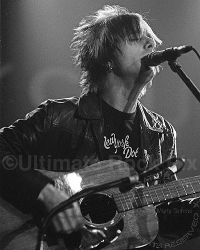 Photo of Adam Hamilton of L.A. Guns in concert in 2005 by Marty Temme