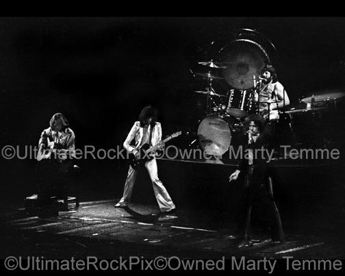 Photos of Led Zeppelin in Concert in 1976 by Marty Temme