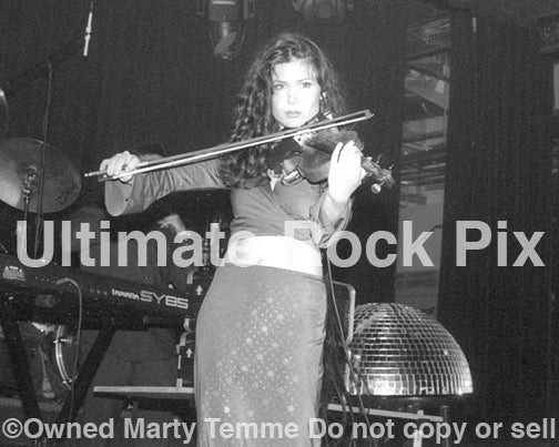 Photo of violinist Lily Haydn in concert in 2000 by Marty Temme