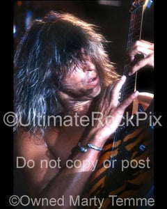 Photos of Guitar Player George Lynch of Lynch Mob in Concert in 1991 by Marty Temme