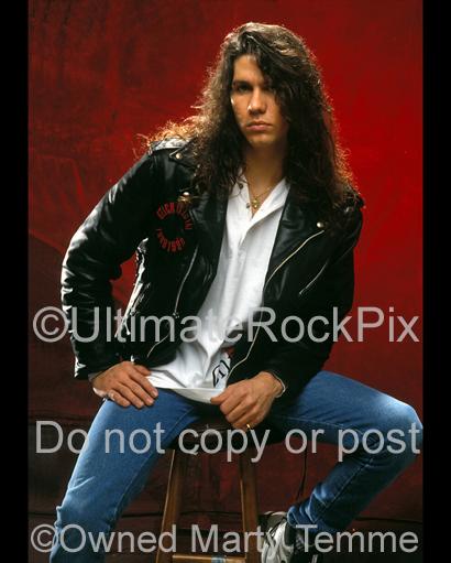 Photos of Singer Mark Slaughter of Slaughter During a Photo Shoot in Hollywood, California by Marty Temme