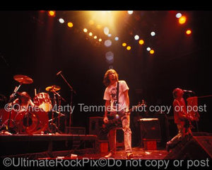Photos of Kurt Cobain, Dave Grohl and Krist Novaselic of Nirvana in Concert in 1991 by Marty Temme