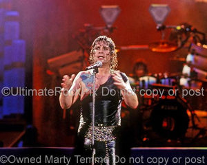 Photos of Ozzy Osbourne Performing Onstage in 1989 by Marty Temme