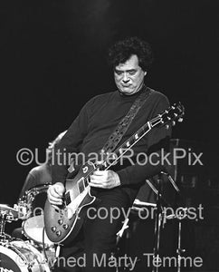 Black and White Photos of Jimmy Page in Concert with The Black Crowes in 1999 by Marty Temme