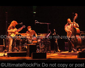 Photos of Pat Metheny, Antonio Sanchez and Christian McBride of The Pat Metheny Trio in Concert by Marty Temme