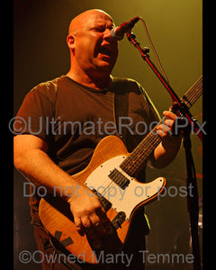 Photo of musician Black Francis of The Pixies in concert by Marty Temme