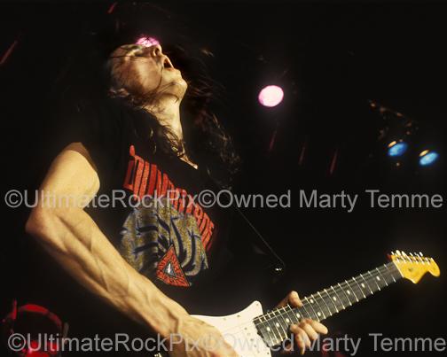 Photos of guitarist Mike McCready of Pearl Jam in 1991 by Marty Temme
