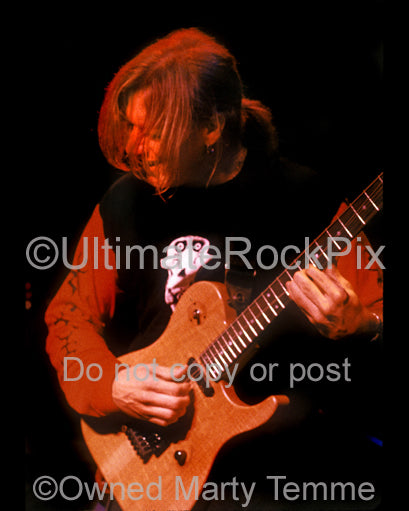 Photo of Chris Poland of Damn the Machine in concert in 1993 by Marty Temme