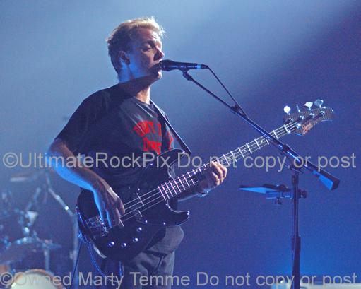 Photos of Bass Player Guy Pratt of David Gilmour in Concert by Marty Temme