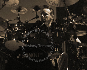 Photo of drummer Gavin Harrison of Porcupine Tree and King Crimson in concert