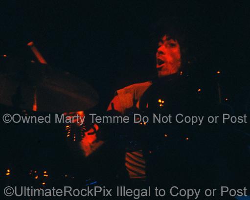 Photos of Drummer Cozy Powell of Rainbow in Concert in 1978 by Marty Temme