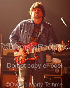 Photos of Guitar Player Mark Karan of RatDog Playing a Gibson SG in Concert by Marty Temme