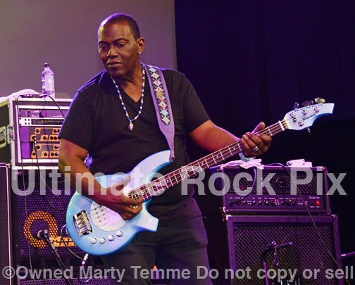 Photo of bass player Randy Jackson in 2012 by Marty Temme