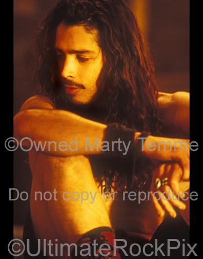 Photos of Chris Cornell of Soundgarden During a Photo Shoot in Los Angeles, California in 1991 by Marty Temme