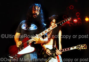 Photos of Chris Cornell and Kim Thayil of Soundgarden Playing Guitar Together Onstage in 1991 by Marty Temme