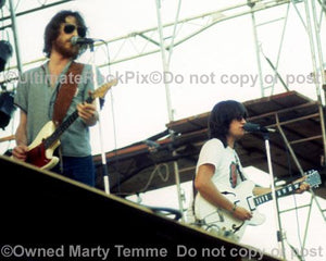 Photos of Richie Furay and J.D. Souther of The Souther Hillman Furay Band in Concert in 1974 by Marty Temme